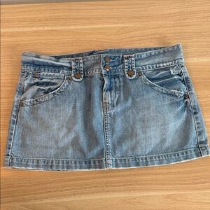 Lucky Brand Denim Mini Skirt in Blue